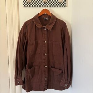 Brown Women's Utility Jacket